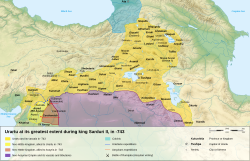 Urartu during Sarduri II, 743 BC