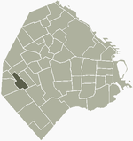 Location of Villa Luro within Buenos Aires