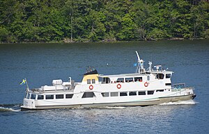 M/S Östan i Mälaren, juni 2019.