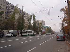 Проспект Науки в Києві, жовтень 2010