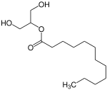 Struktur von 2-Monolaurin