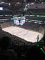 American Airlines Center during warmups before game 3 of the 2019 Stanley Cup playoffs between the Dallas Stars and the Nashville Predators
