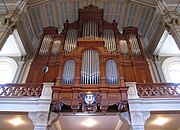 Orgue Stiehr (1852) de l'église protestante.