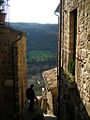 Vista da un vicolo di Baschi