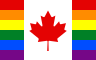 Canada Canadian pride Flag[150][151][152]