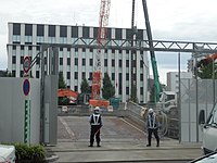 名城変電所工事現場 （2019年8月）