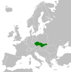 The Czechoslovak Socialist Republic in 1989