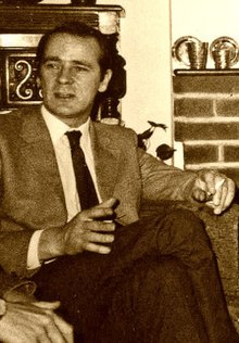 1974 monochrome photograph of Dáithí Ó Conaill
