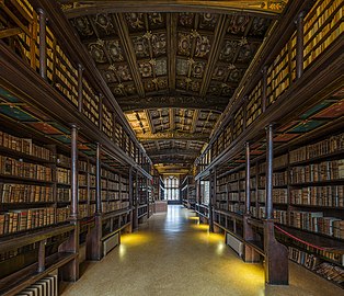 The interior of Duke Humfrey's Library