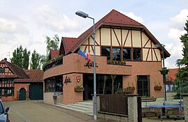 The town hall in Eckwersheim