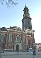 Eglise Saint-Michel et sa tour symbole de la ville de Hambourg