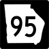 State Route 95 marker