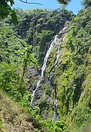 Salto de Jalda in Hato Mayor, Dominican Republic, the tallest waterfall in the Caribbean