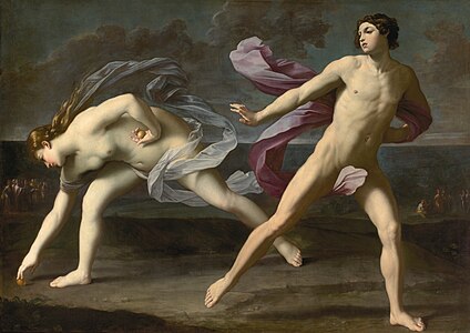 Hipómenes y Atalanta, de Guido Reni (1618).