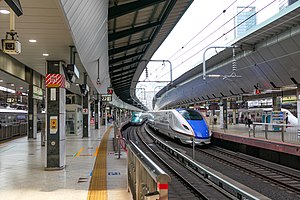 東北新幹線月台（2021年9月）