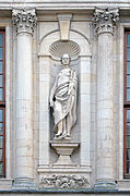 Justice, on the façade of La Rochelle city hall