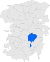 Map showing location within Berguedà