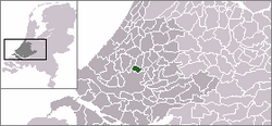 Location of Bergschenhoek in South Holland