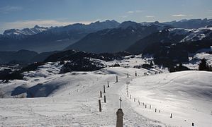 Chemin de croix et panorama.