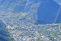 Vy över Martigny