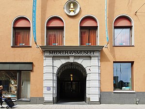 Medelhavsmuseets entré (Fredsgatan).