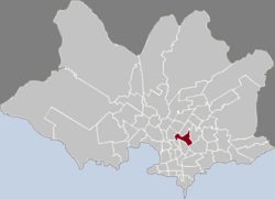 Location of Mercado Modelo - Bolívar in Montevideo