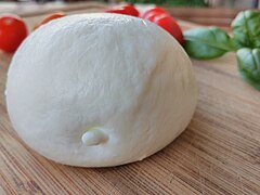 Mozzarella di Bufala Campana.