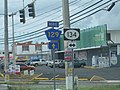 PR-129 north at PR-134 junction in Bayaney, Hatillo