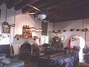 One of the rooms inside the historic Squaw Peak Inn.