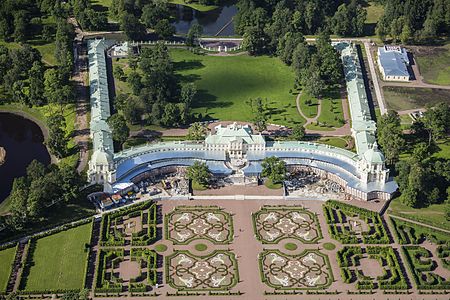 Gardens of the Grand Menshikov Palace in Oranienbaum (1710–1727)