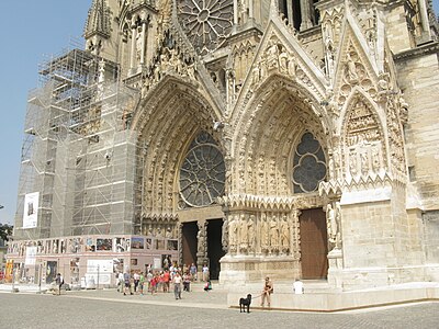 West portal of Reims Cathedral (1211–1345)