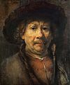 Rembrandt van Rijn, Self-portrait, about 1655