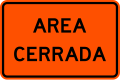 IE-3-1 Area closed