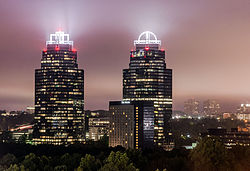 The Perimeter skyline as seen from Brookhaven