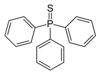 Strukturformel von Triphenylphosphinsulfid