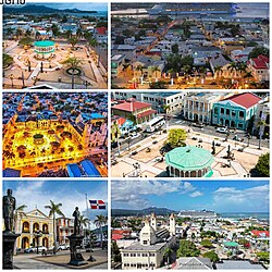 Puerto Plata, Dominican Republic downtown area.