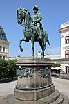 Monumento al Archiduque Alberto ante el Albertina en Viena, 1898-99