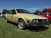 The Alfetta GT received a few different types of federalized bumpers; this is the 1976 version.