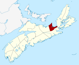 Contea di Antigonish – Mappa