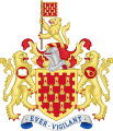 Image 35The arms of the Greater Manchester County Council, depicted here, became redundant with the abolition of the council in 1986 (though similar arms are used by the Greater Manchester Fire and Rescue Service). (from Greater Manchester)