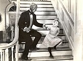 Temple and Robinson in the staircase tap dance from The Little Colonel (1935)