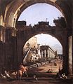 "Capriccio of the Capital" by Bernardo Bellotto