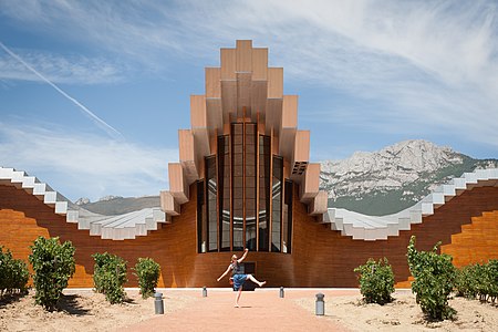 Bodegas Ysios winery in Laguardia, Spain (1998–2001)