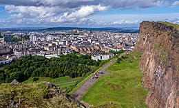 Edinburgh as seen from Salisbury Crags