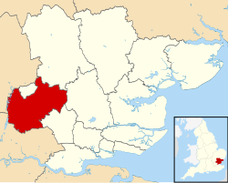 Epping Forest District shown within Essex