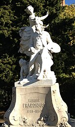 Statue de Jean-Honoré Fragonard