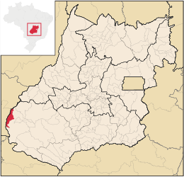 Santa Rita do Araguaia – Mappa