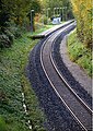 Höchst i.Odw. - Hetschbach / Eingleisige Bahnstrecke der Odenwaldbahn