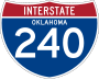 Interstate 240 marker