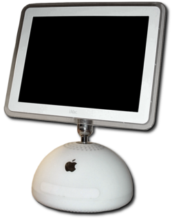 The iMac G4 with a 15" screen